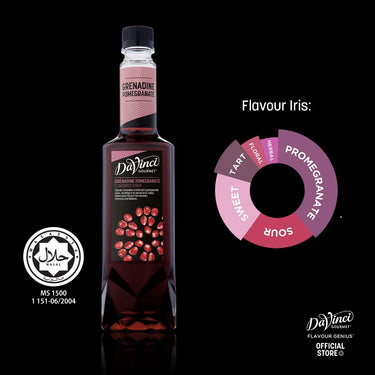 DaVinci Grenadine Pomegranate Syrup 750ml - Cocktails, Mocktails, Dirty Sodas